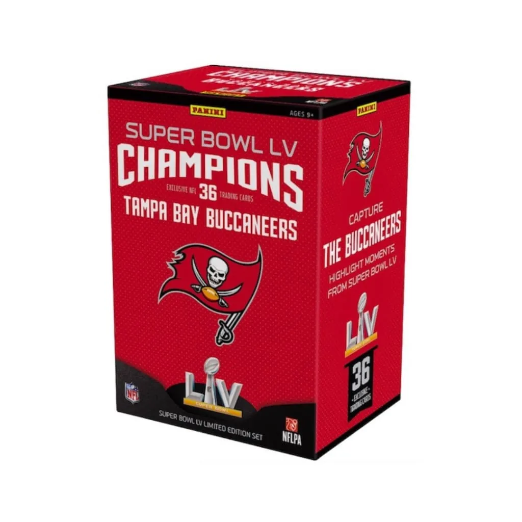 2021 Panini Tampa Bay Buccaneers Super Bowl LV Champions Box Set Football Cards