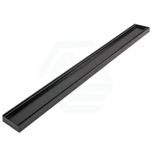 300-2000mm Lauxes Black Shower Grate Drain Any Size Indoor Aluminium Midnight Slimline Tile Insert