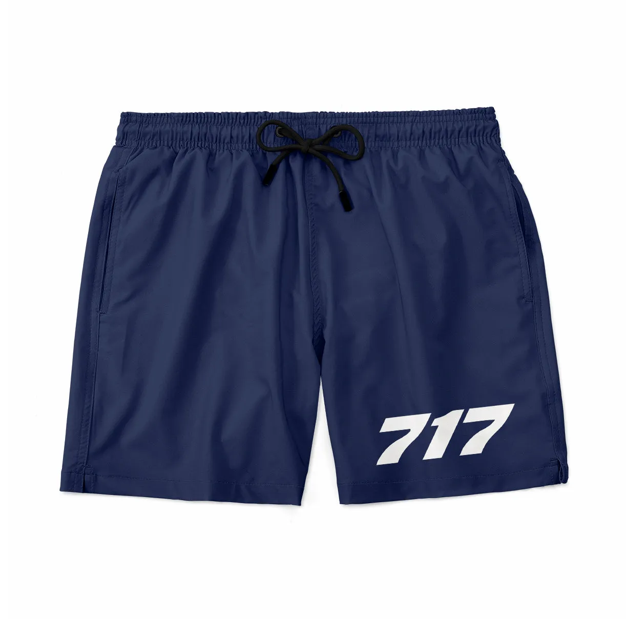 717 Flat Text Designed Swim Trunks & Shorts