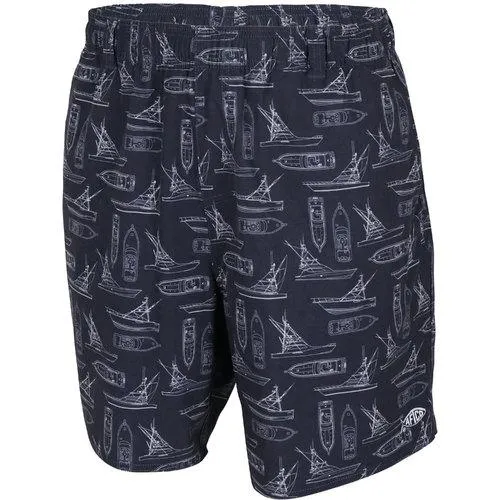 Aftco 7" Captain's Lounge Swim Trunks