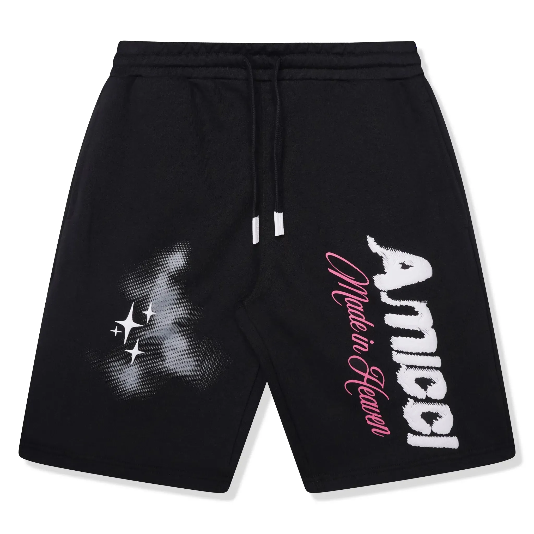 Amicci Angeli Graphic Black Shorts