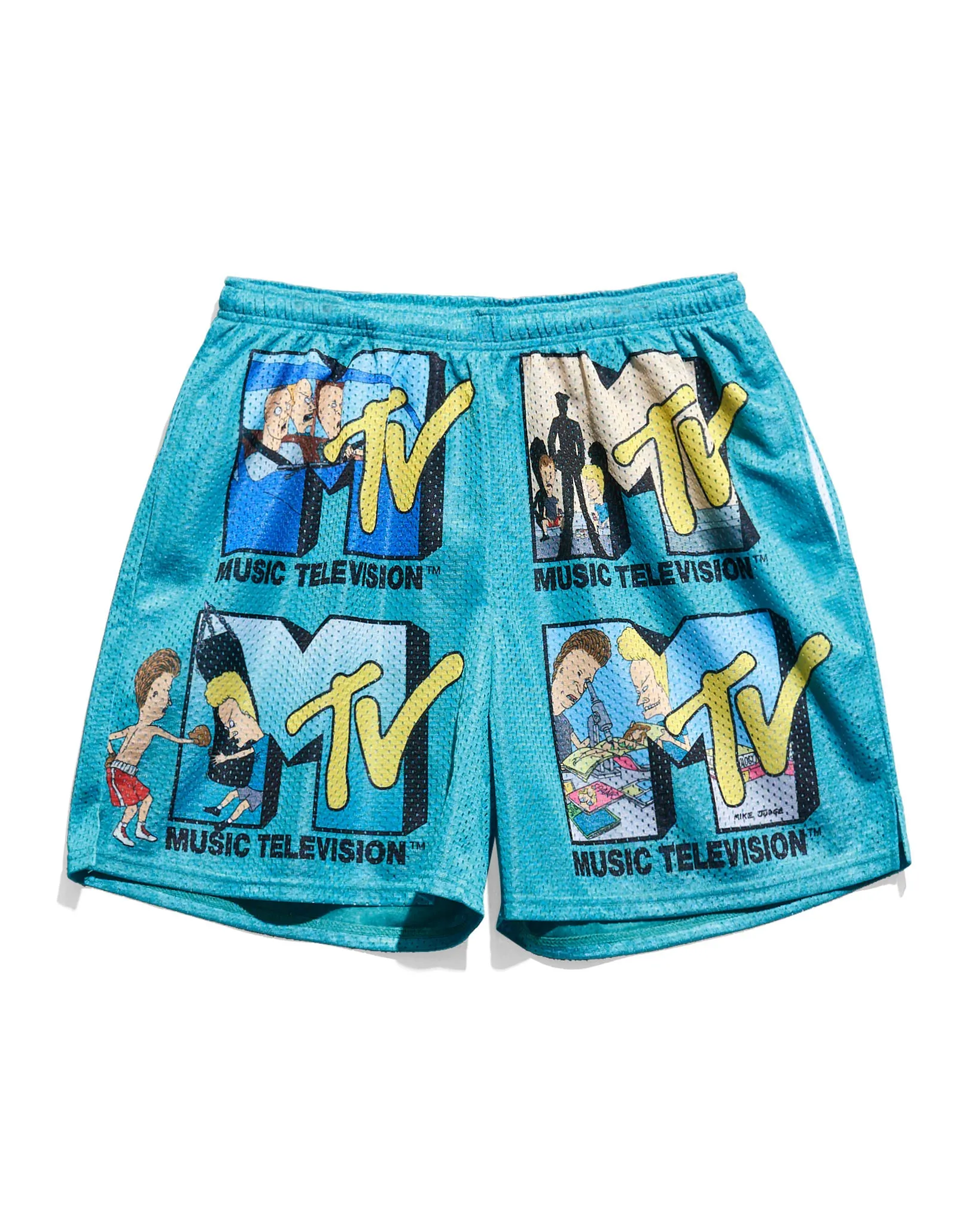 Beavis and Butt-Head Blue MTV Retro Shorts