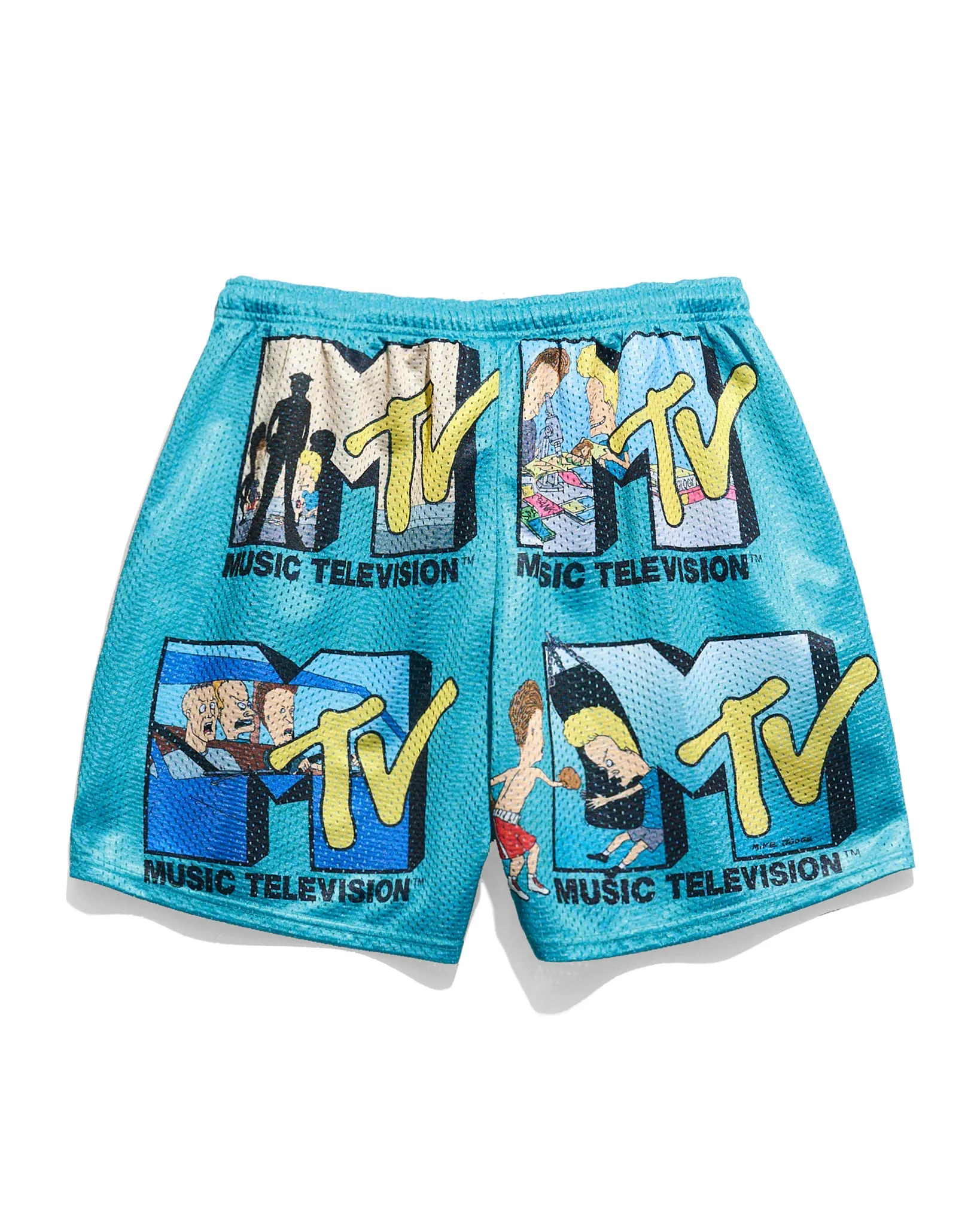 Beavis and Butt-Head Blue MTV Retro Shorts