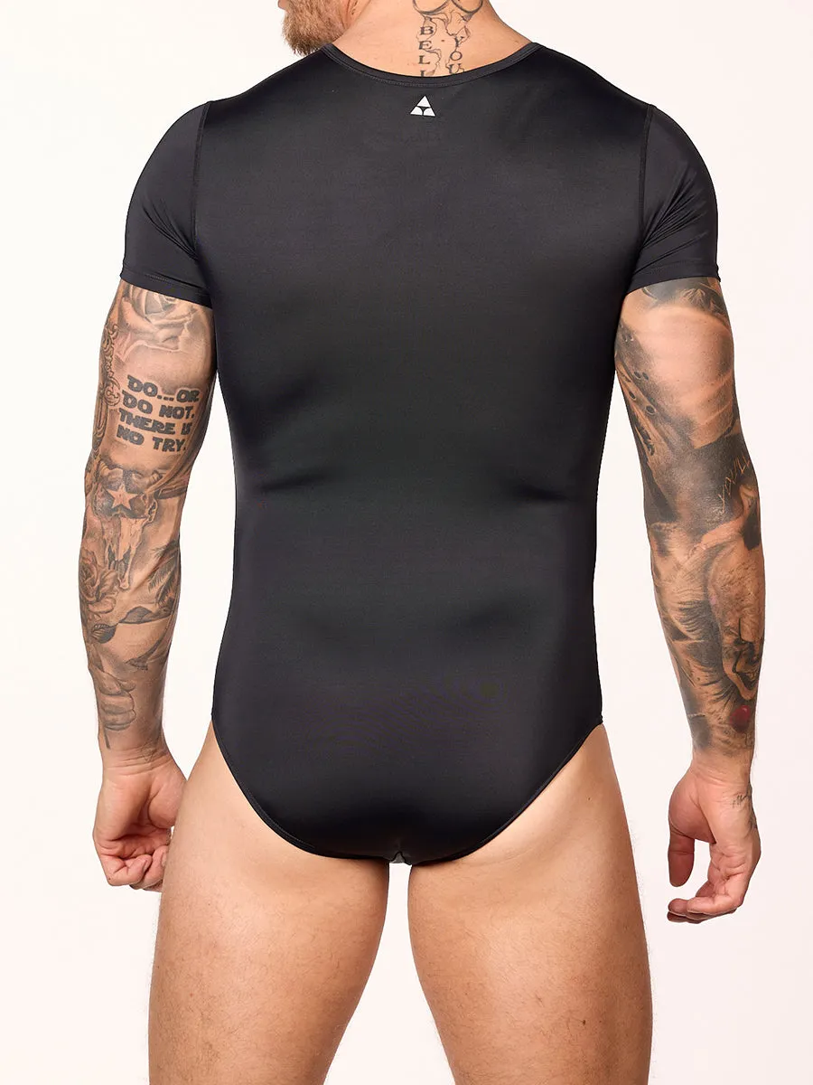 Body Force T-Shirt Zip Bodysuit