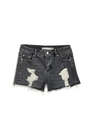 Brittany - Destructed Fray Hem Short