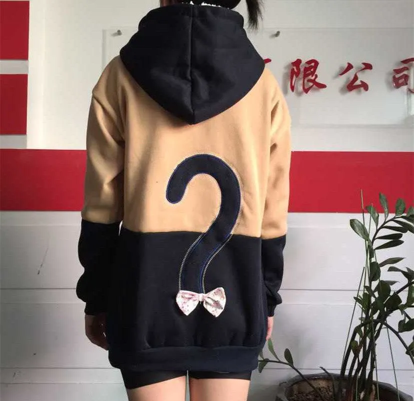 Cat Face Tail SweatShirts Hoodies