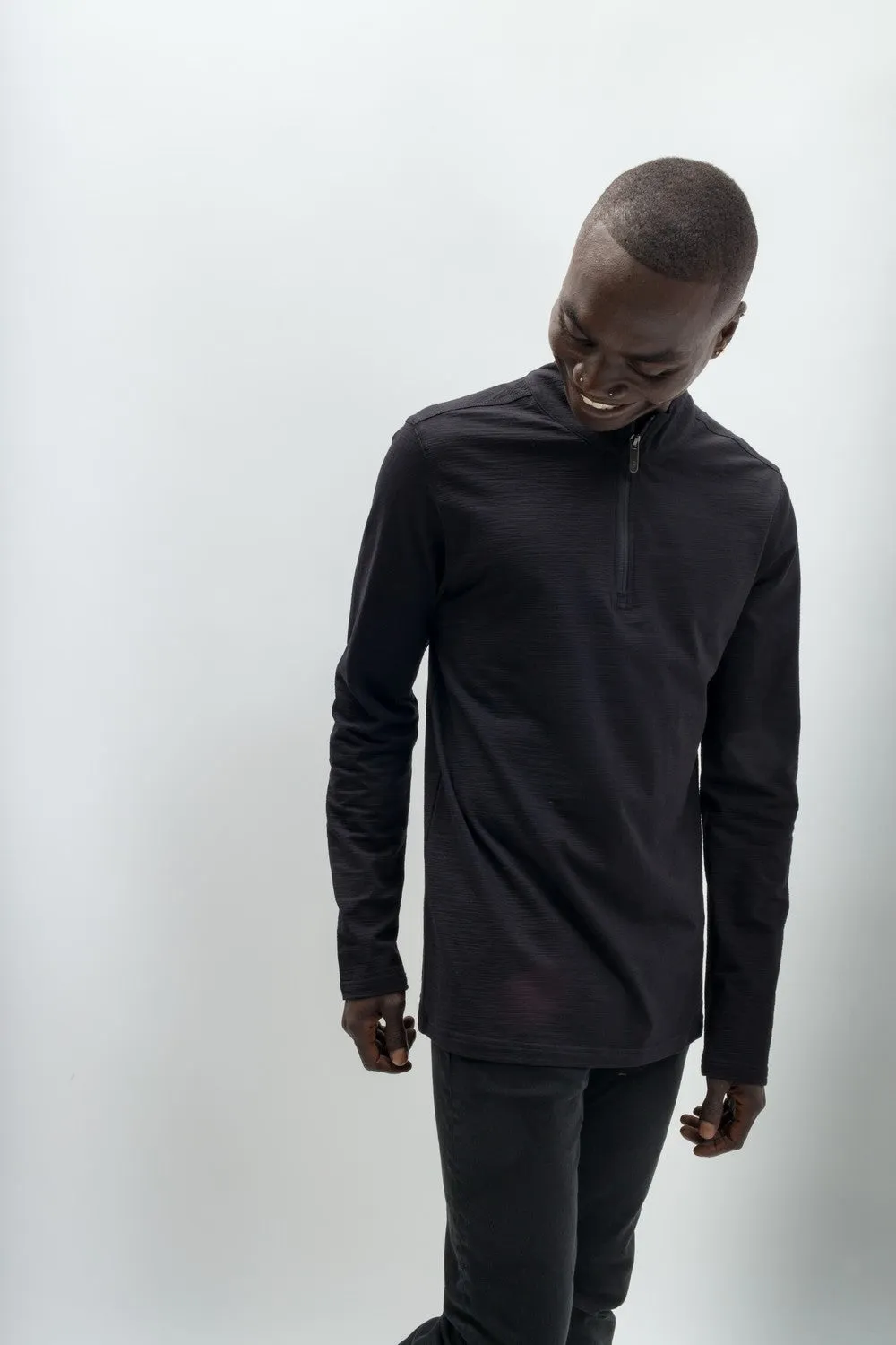 Discovery | Men's Long Sleeve ¼ Zip Top