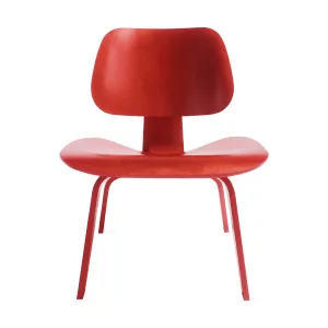 Eames® Molded Plywood Lounge Chair (LCW) from Herman Miller - Red Stain