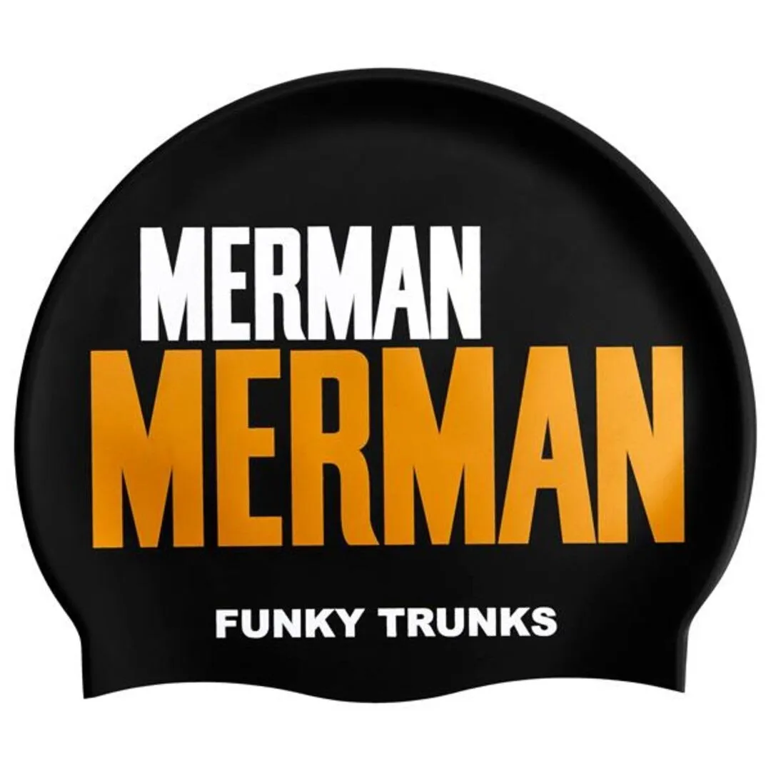 Funky Trunks Gold Merman Swimming Cap