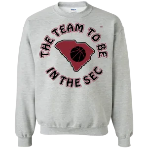 Gildan S. Carolina BBall The Team To Be Crewneck Pullover Sweatshirt  8 oz.