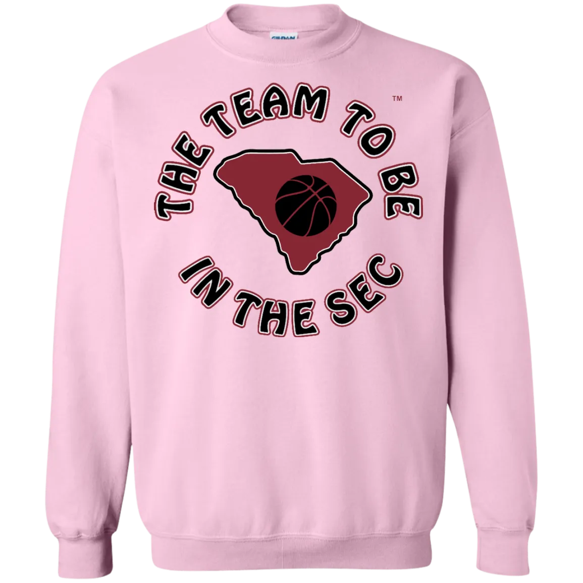 Gildan S. Carolina BBall The Team To Be Crewneck Pullover Sweatshirt  8 oz.