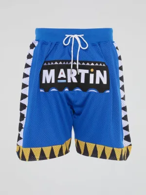 Headgear - Blue Martin I'm The Man Basketball Shorts