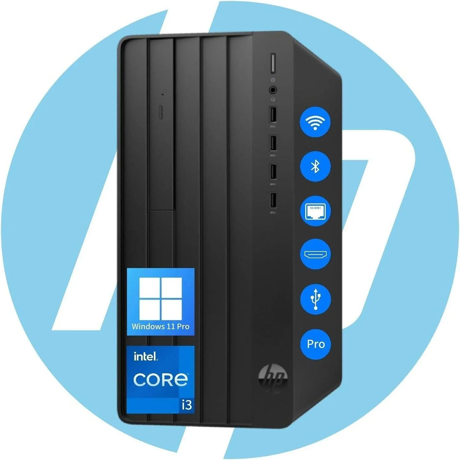 HP Pro Tower 290 G9 Core i3-12100 4GB Ram 1TB HD DVDRW Win 10 Pro - 5W7G9ES