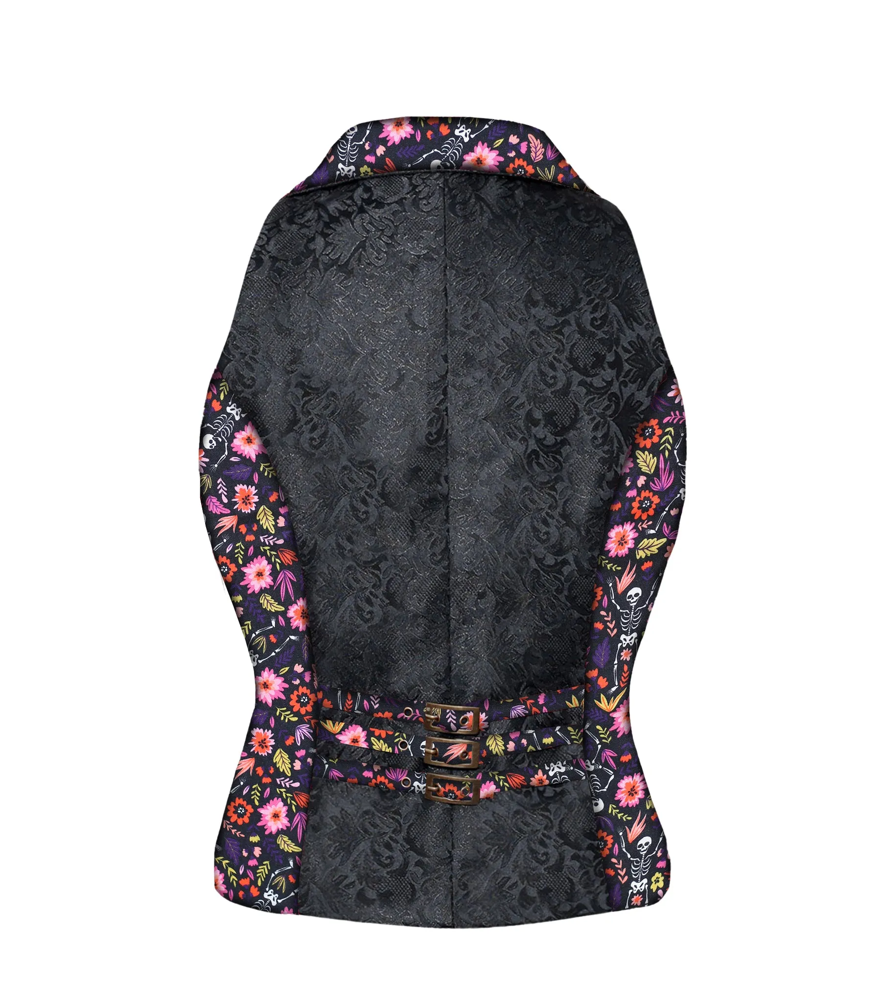 Ikat printed Gothic Waistcoat