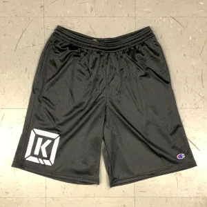 Kink Mesh Champion Gym Shorts Black