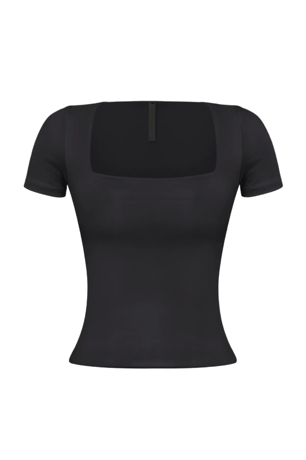 Kyra Short Sleeve Top (Black)