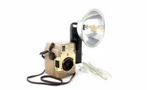 LED Reading Lamp - Gold-Version Kodak Brownie Bull's Eye Vintage Camera