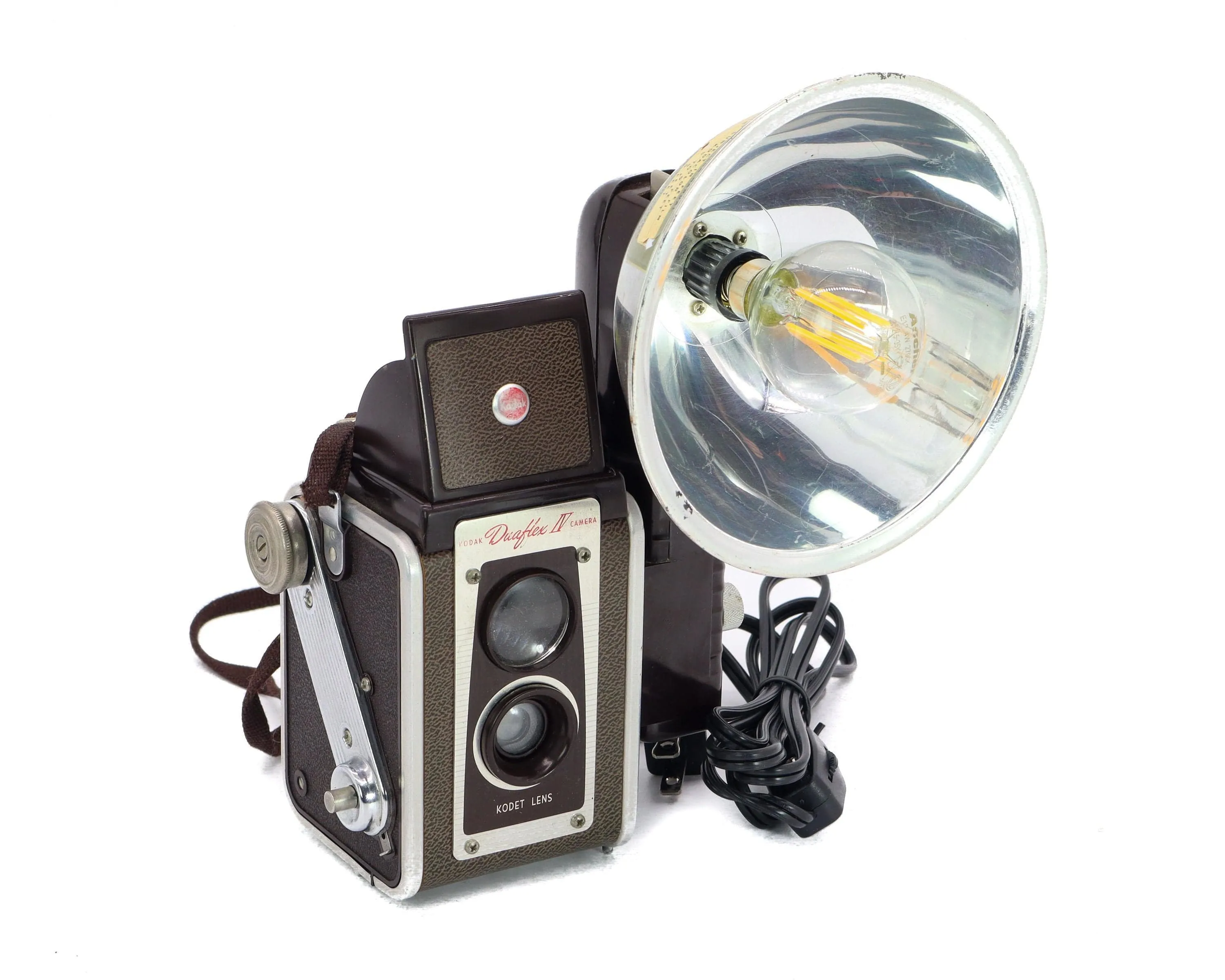 LED Reading Lamp - Kodak Duaflex IV Kodet Lens Vintage Camera