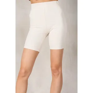 Maronie Mineral Wash Biker Shorts | Butter