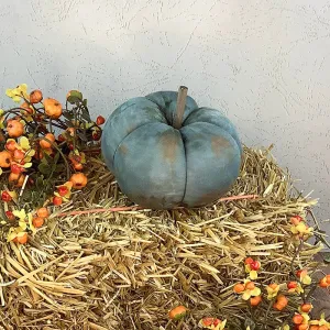 Medium Slate Blue/Orange Tye Dye Pumpkin