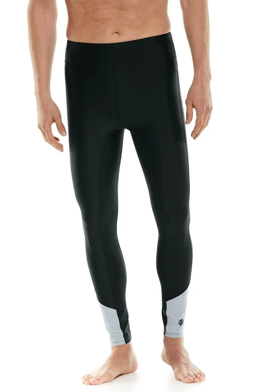 Men's Point Break Swim Tights  |  Black Colorblock