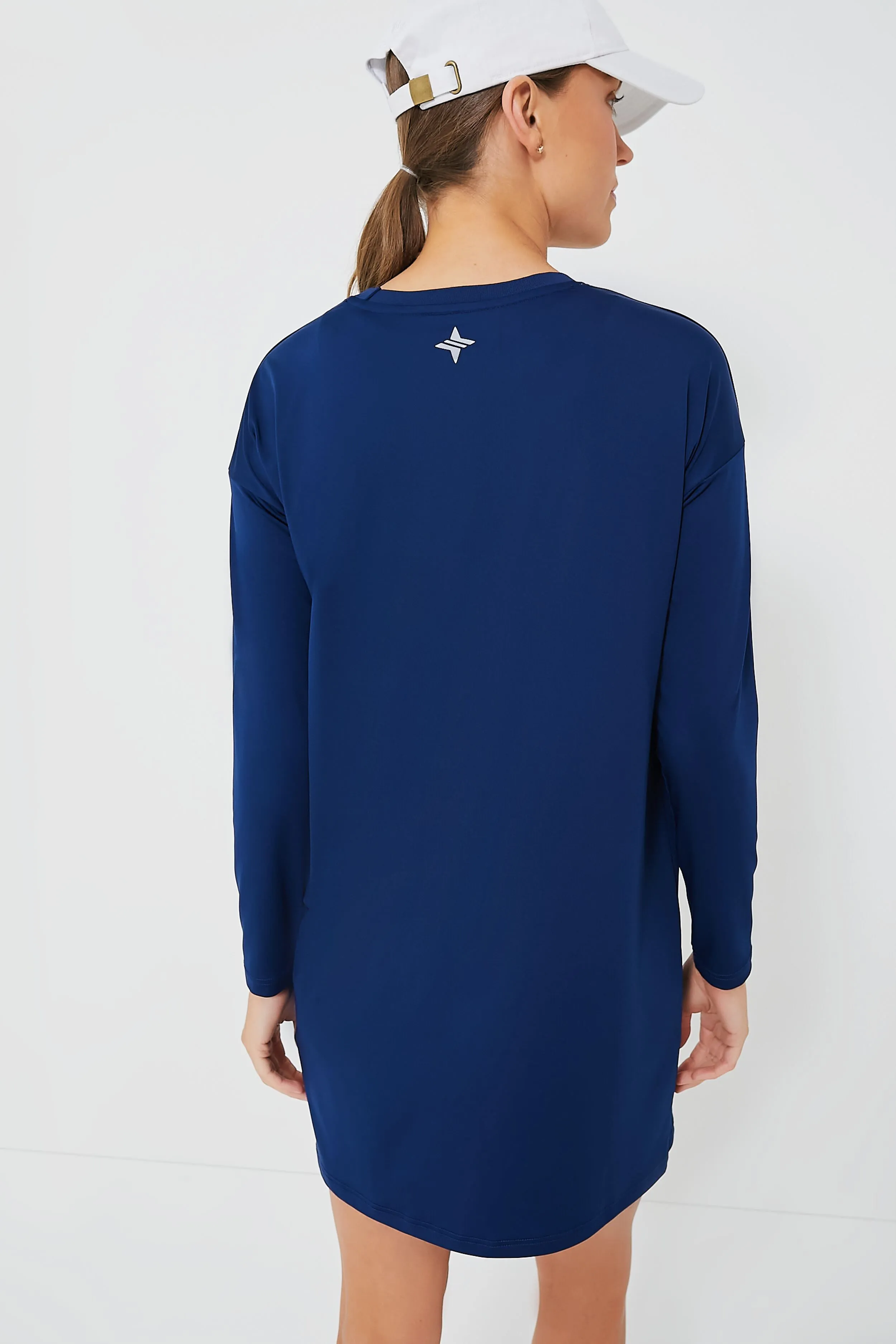 Navy Long Sleeve Corinne Sport Dress