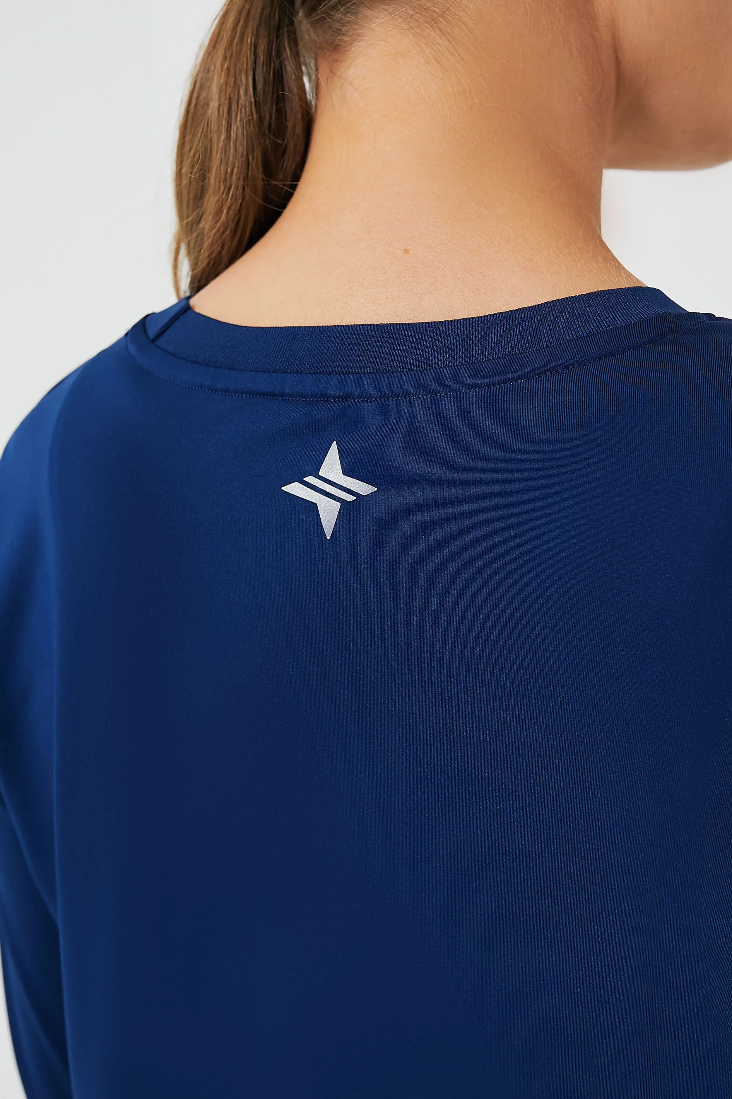 Navy Long Sleeve Corinne Sport Dress