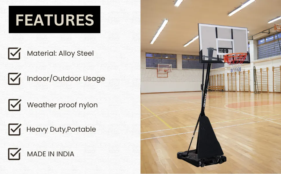 Nivia Pro Dunk Portable Basketball Set | KIBI Sports