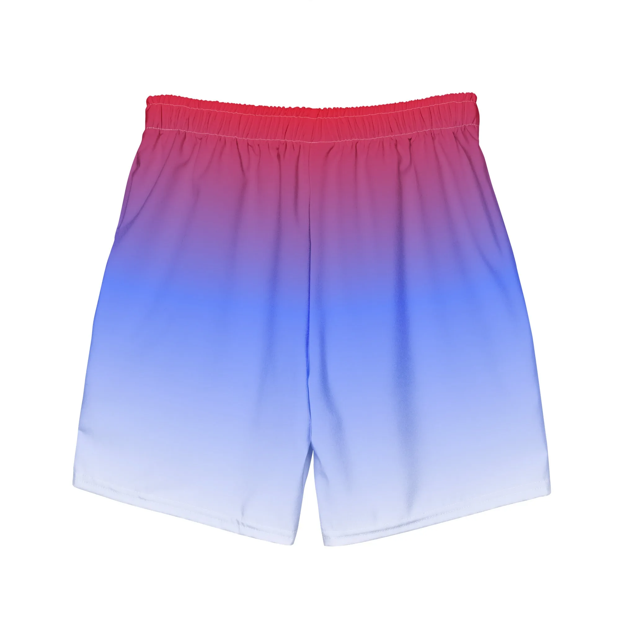 Ombre print swim trunk for men