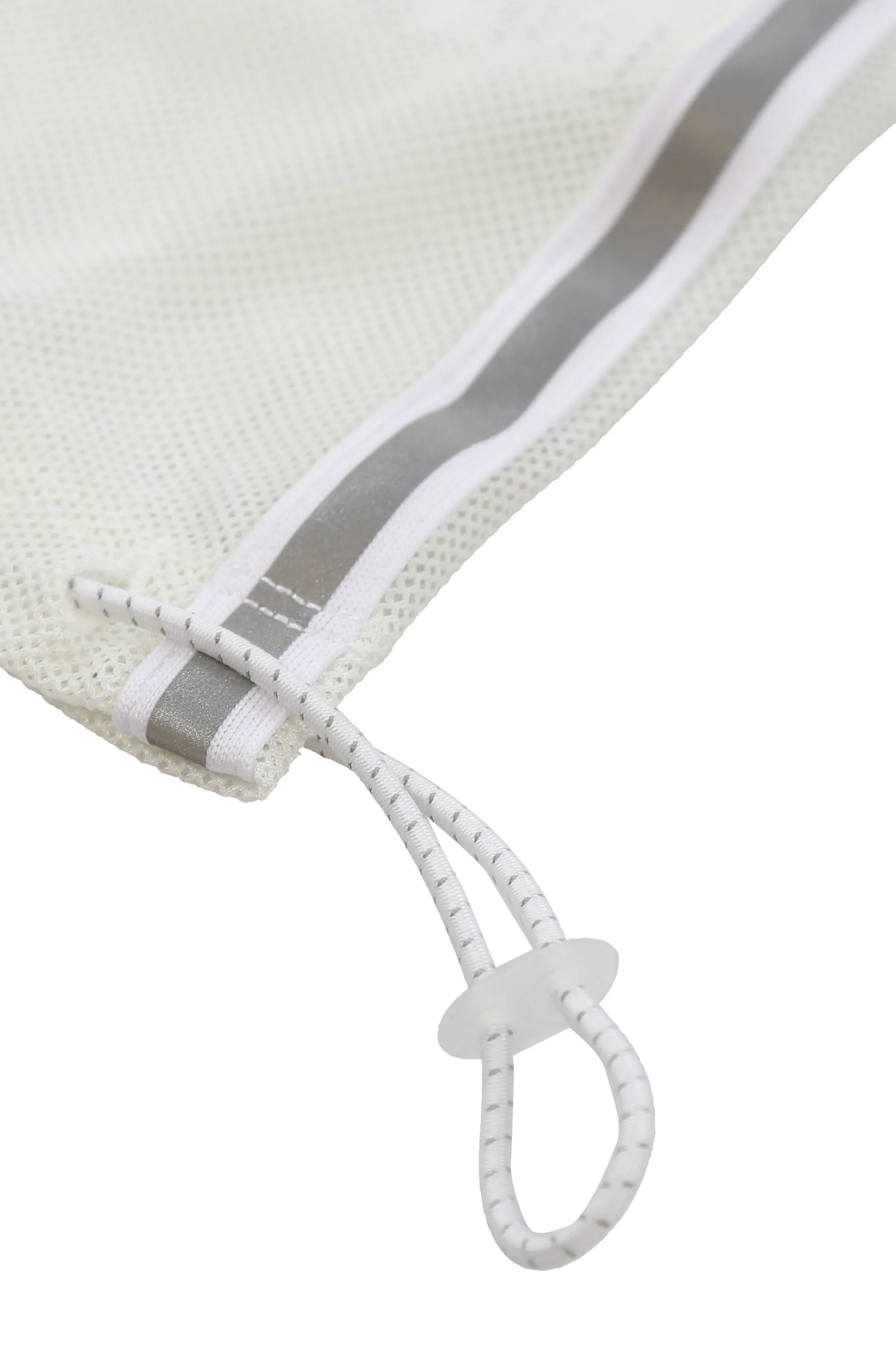 Oyster Mesh Hoodie (White)