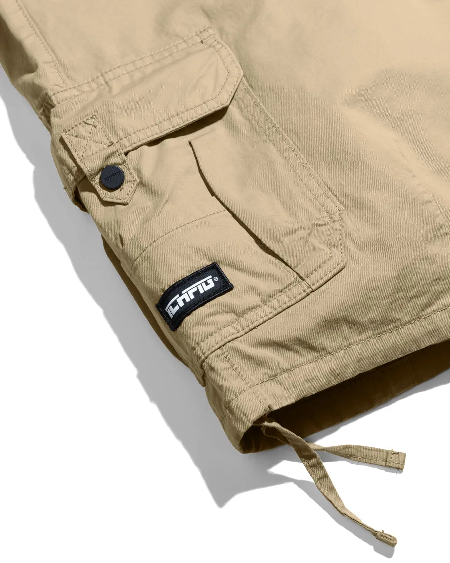 Para Cargo Shorts - Washed Khaki