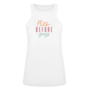 “Pies Before Guys”-American Apparel Women’s Racerneck Tank