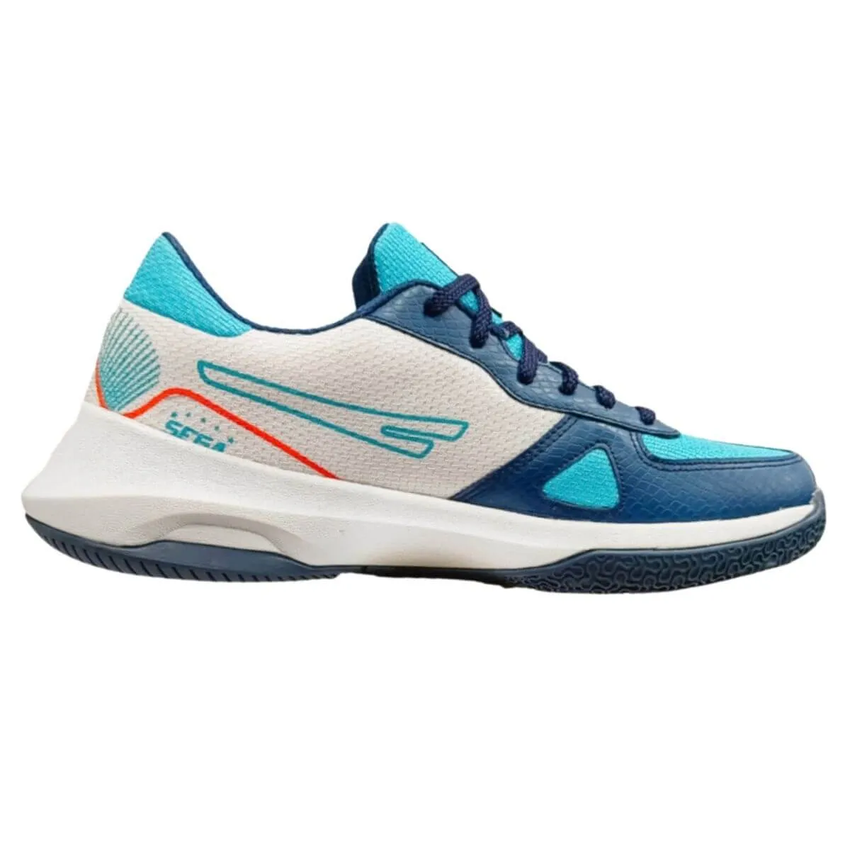 Sega Swing Basketball Shoes (White/Blue)