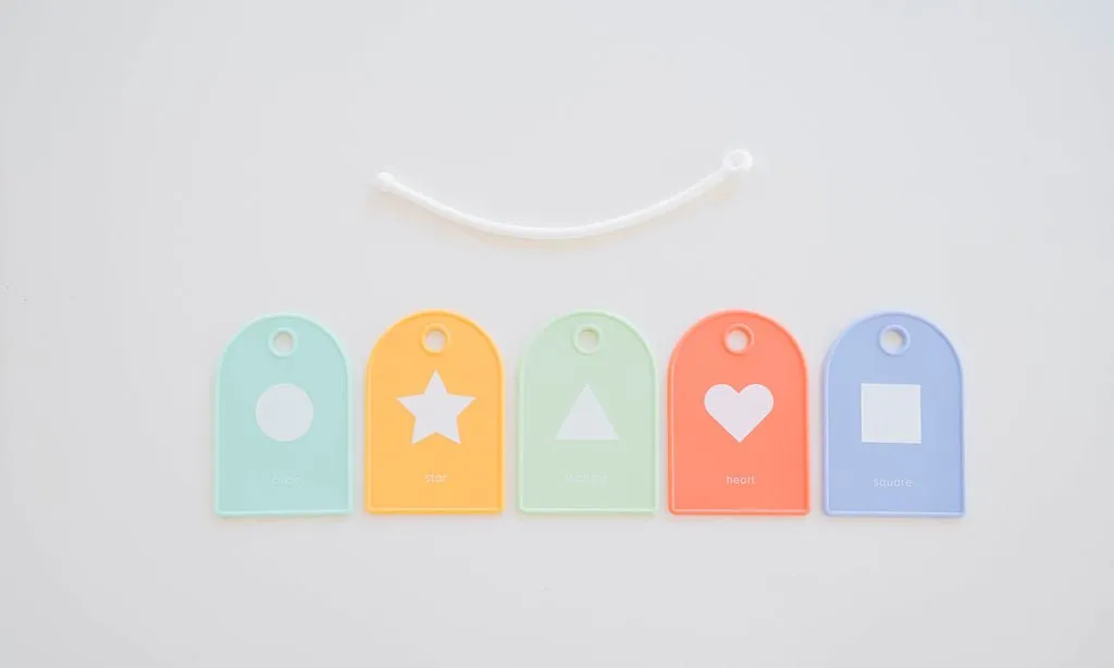 Silicone Shape Flash Cards