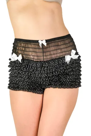 Sold out (Accept made to order) Frills Dotted Retro Shorts